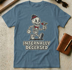 MyDesigns t-shirt S / Indigo Blue Internally Deceased Tee