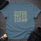 MyDesigns t-shirt S / Indigo Blue Super Tired tee