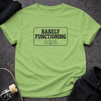 MyDesigns t-shirt S / Lime Barely Functioning Tee
