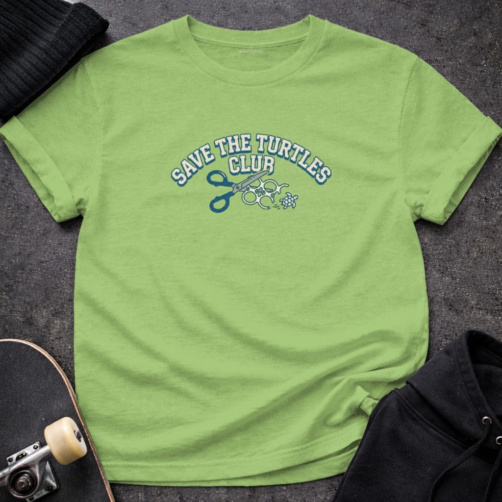 MyDesigns t-shirt S / Lime Save the Turtles Club Tee