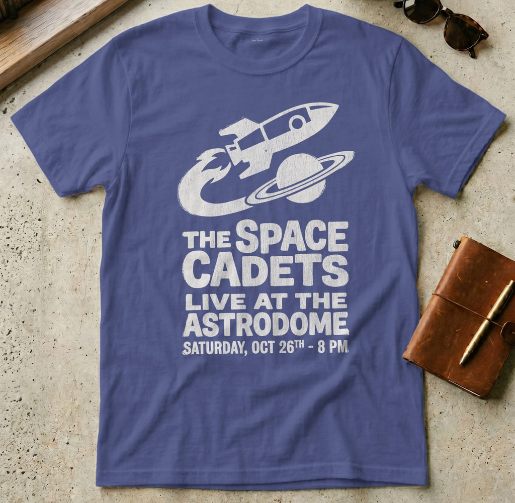 MyDesigns t-shirt S / Metro Blue The Space Cadets Live Tee
