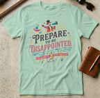 MyDesigns t-shirt S / Mint Green Prepare to be Disappointed Tee