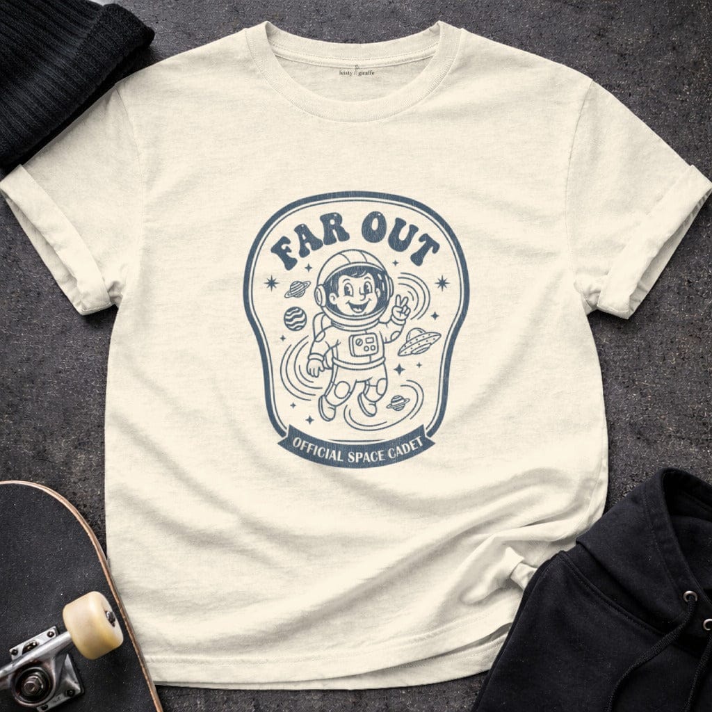 MyDesigns t-shirt S / Natural Far Out - Official Space Cadet Tee
