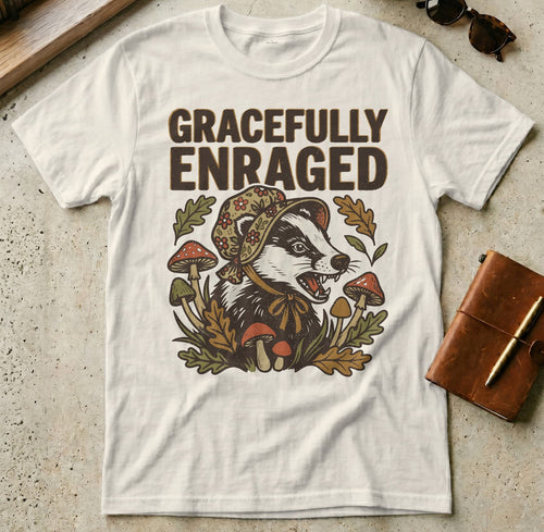 MyDesigns t-shirt S / Natural Gracefully Enraged Tee