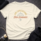 MyDesigns t-shirt S / Natural Low Expectations High Standards Tee
