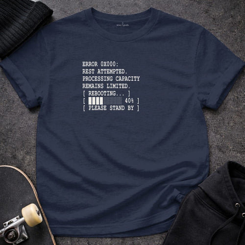 MyDesigns t-shirt S / Navy Error Rest Attempted Tee