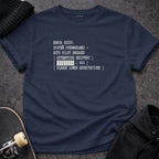 MyDesigns t-shirt S / Navy Error System Overwhelmed Tee
