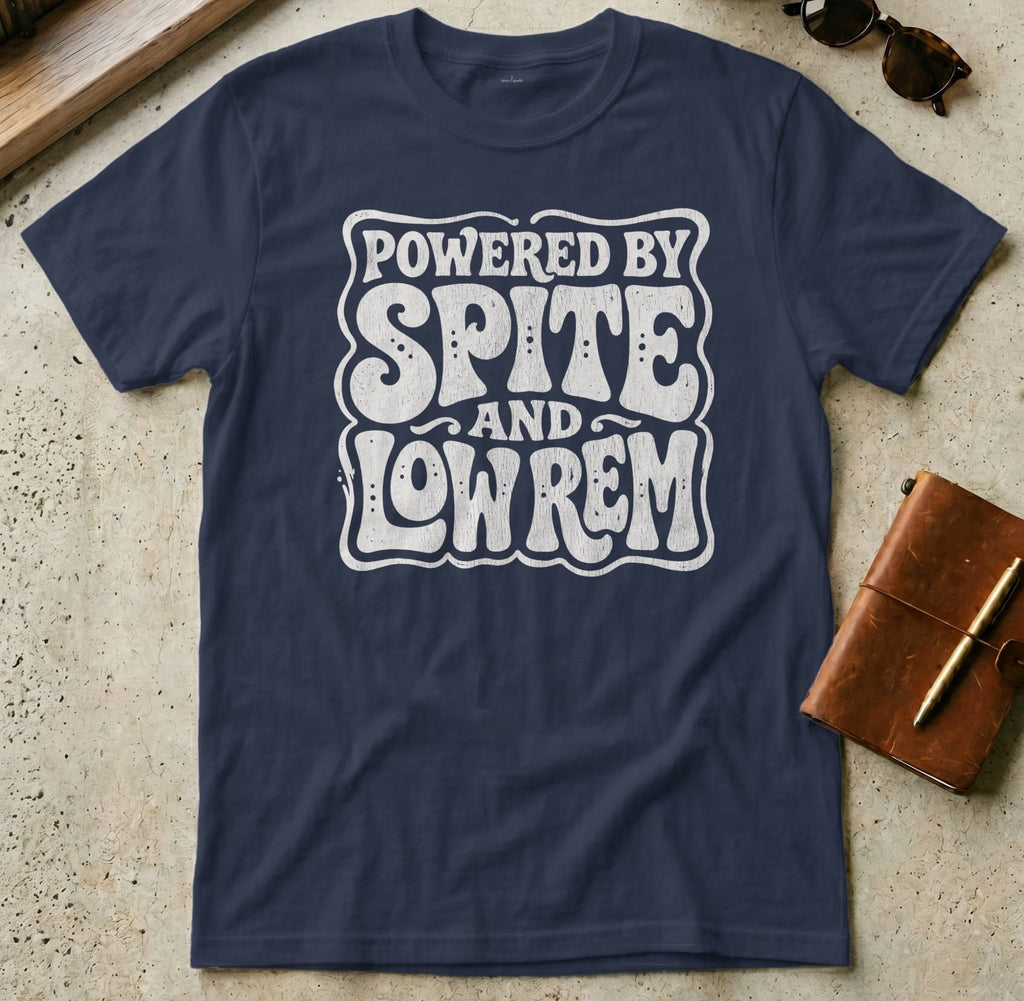 MyDesigns t-shirt S / Navy Powered by Spite and Low REM Tee