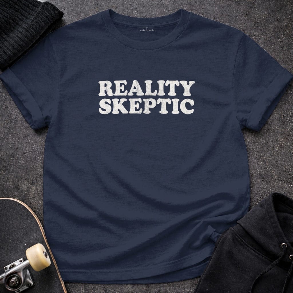 MyDesigns t-shirt S / Navy Reality Skeptic Tee