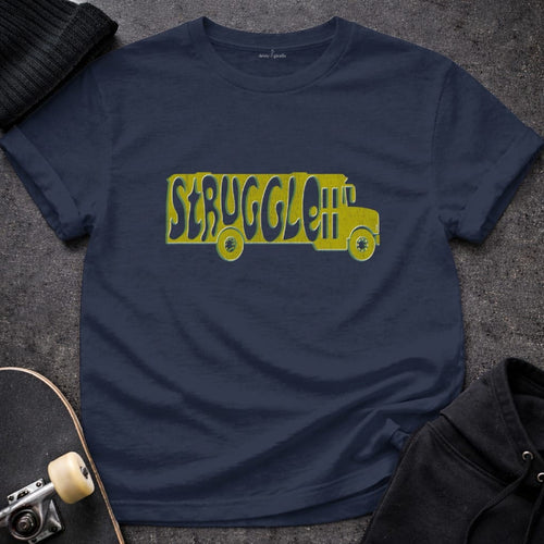 MyDesigns t-shirt S / Navy Struggle Bus Tee