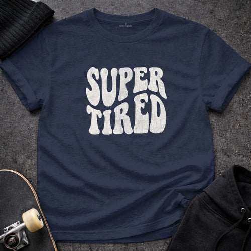 MyDesigns t-shirt S / Navy Super Tired Tee
