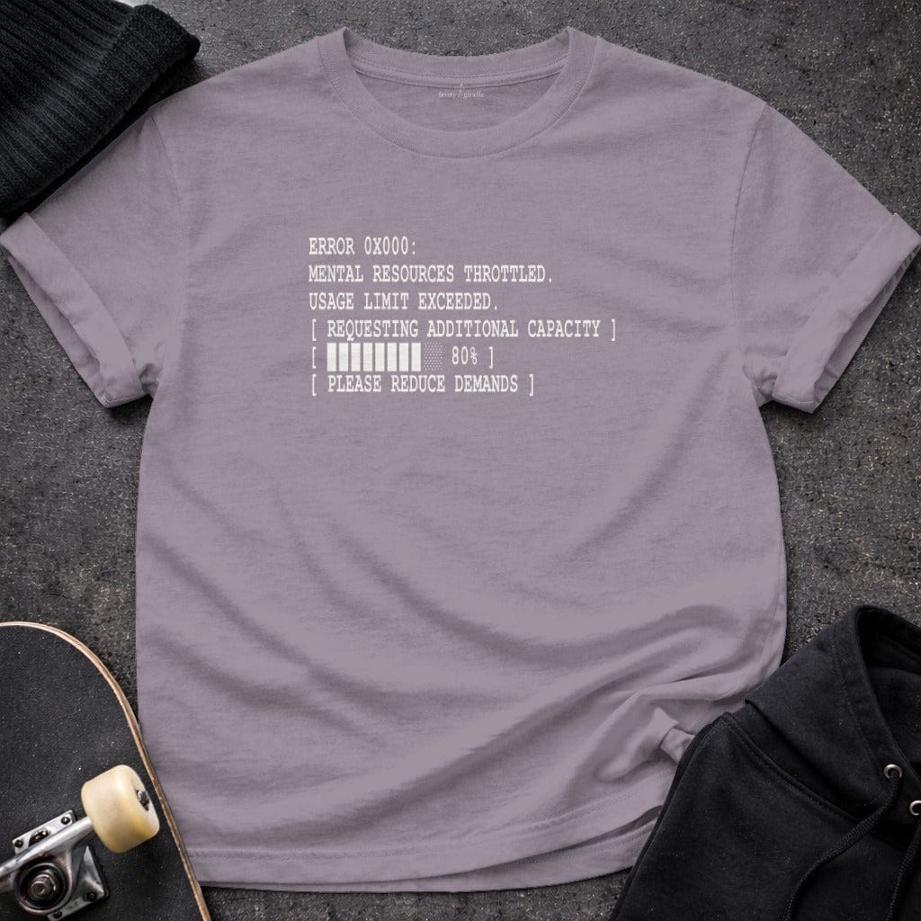 MyDesigns t-shirt S / Paragon Error Metal Resources Throttled Tee