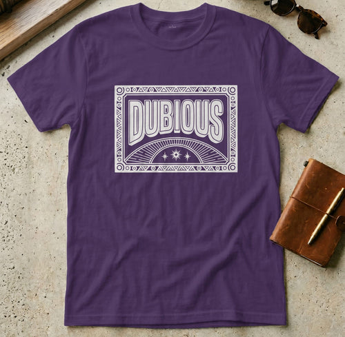 MyDesigns t-shirt S / Purple Dubious Tee