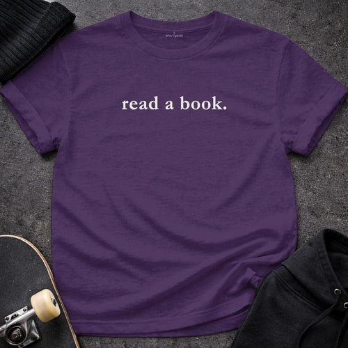 MyDesigns t-shirt S / Purple Read a Book Tee
