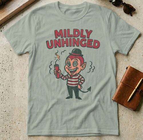 MyDesigns t-shirt S / Sage Mildly Unhinged Tee