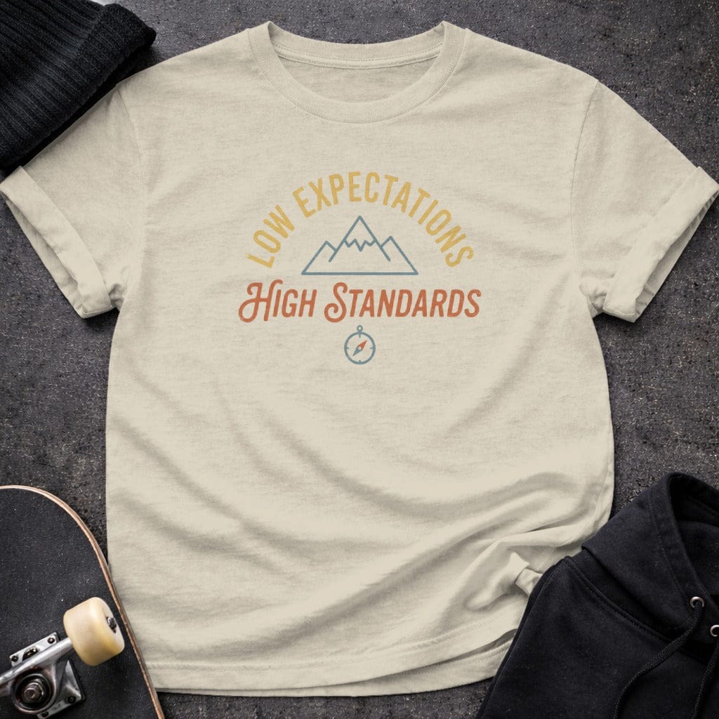 MyDesigns t-shirt S / Sand Low Expectations High Standards Tee
