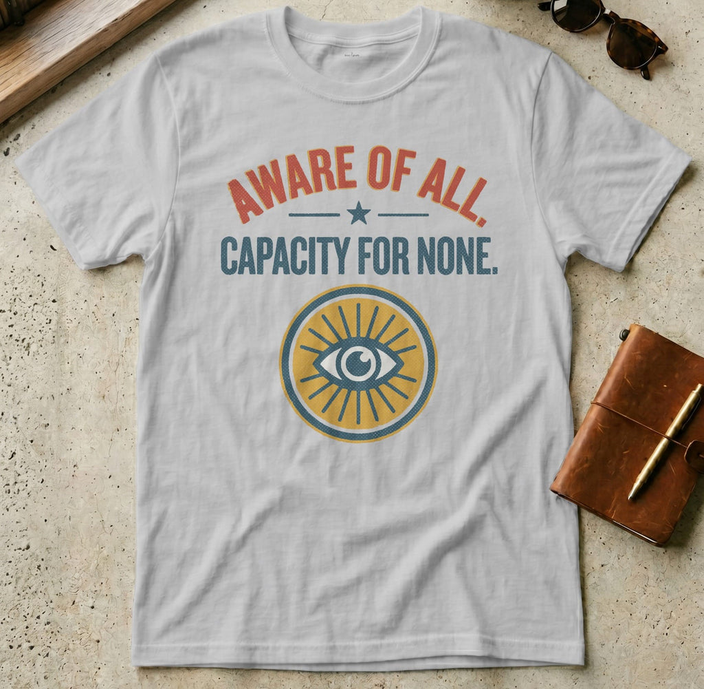 MyDesigns t-shirt S / Sport Grey Aware of All - Capacity for None Tee