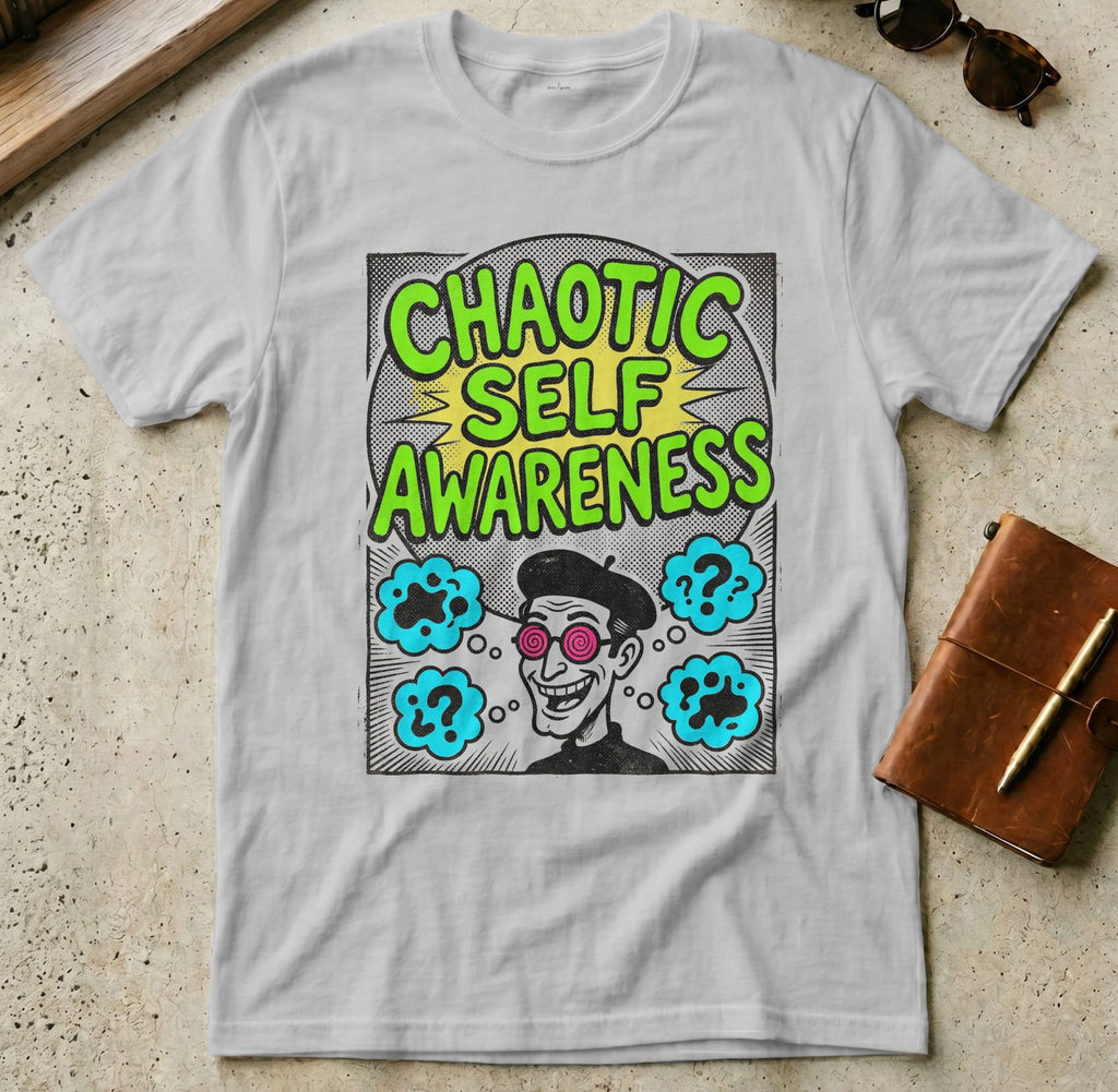 MyDesigns t-shirt S / Sport Grey Chaotic Self Awareness Tee