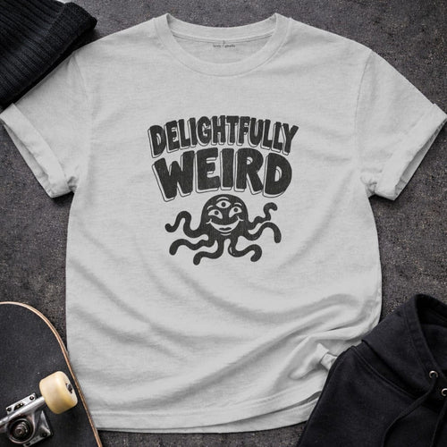 MyDesigns t-shirt S / Sport Grey Delightfully Weird Tee