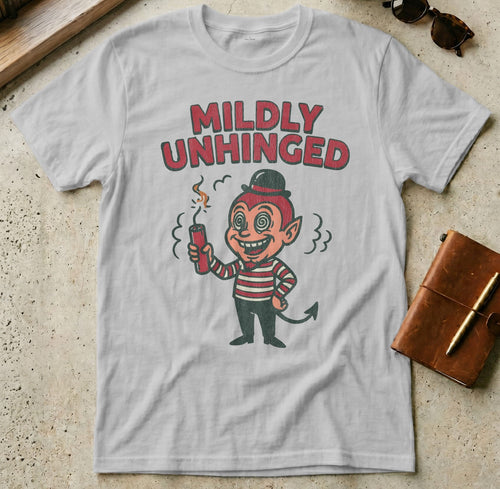 MyDesigns t-shirt S / Sport Grey Mildly Unhinged Tee