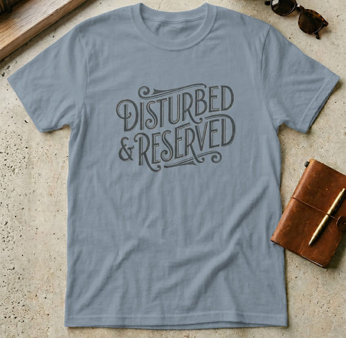 MyDesigns t-shirt S / Stone Blue Disturbed & Reserved Tee