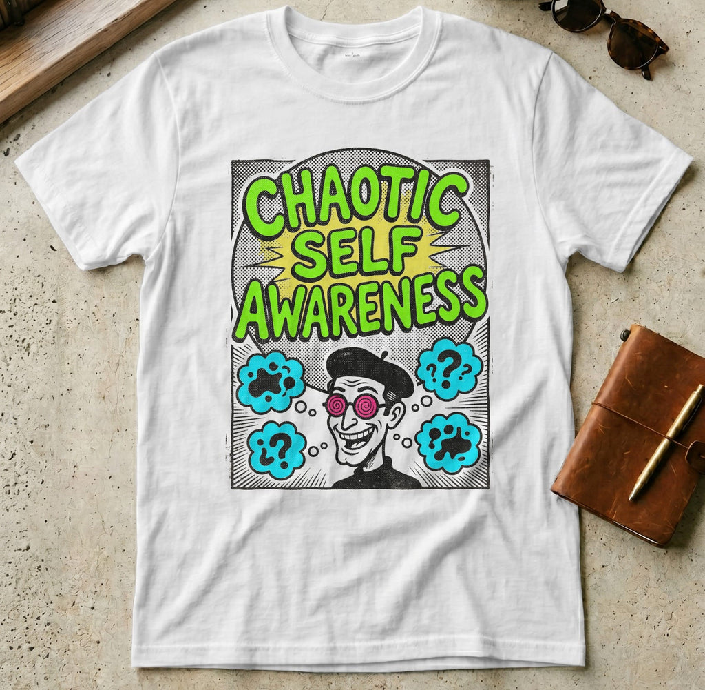 MyDesigns t-shirt S / White Chaotic Self Awareness Tee