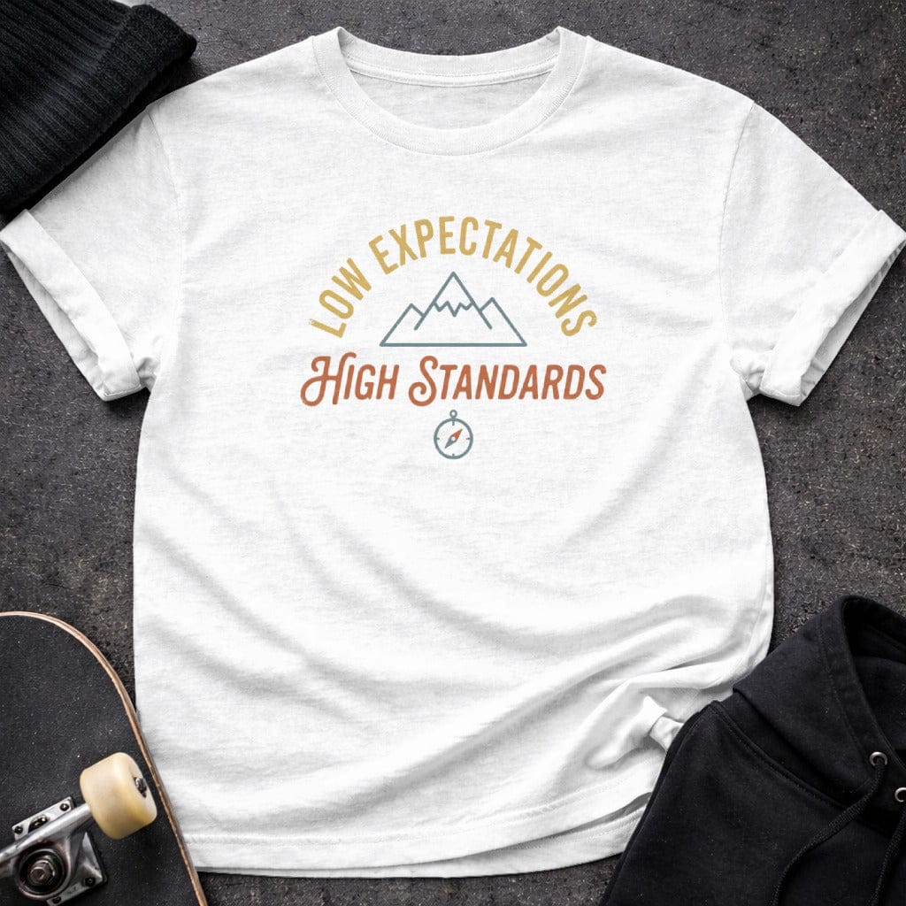 MyDesigns t-shirt S / White Low Expectations High Standards Tee