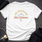 MyDesigns t-shirt S / White Low Expectations High Standards Tee