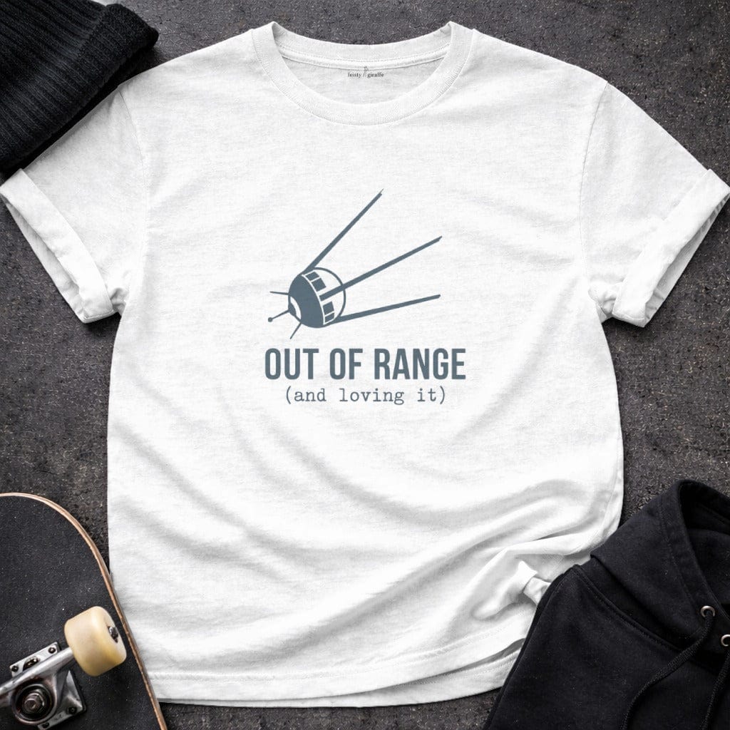 MyDesigns t-shirt S / White Out of Range Tee