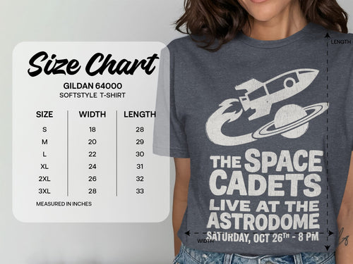 MyDesigns t-shirt The Space Cadets Live Tee