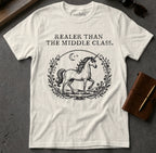 MyDesigns t-shirt Unicorn / S / Natural Realer than the Middle Class Tee
