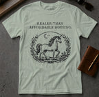 MyDesigns t-shirt Unicorn / S / Sage Realer than Affordable Housing Tee