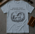 MyDesigns t-shirt Unicorn / S / Stone Blue Realer than the Middle Class Tee