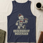 MyDesigns Tank Top XS / Navy Internally Deceased Unisex Tank Top