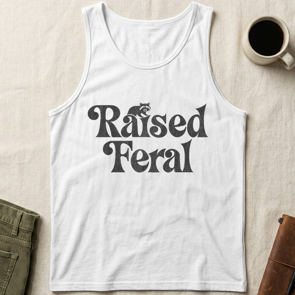 MyDesigns Tank Top XS / White Raised Feral Unisex Tank Top