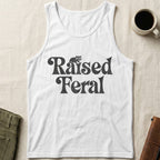 MyDesigns Tank Top XS / White Raised Feral Unisex Tank Top