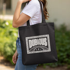 MyDesigns Tote Bag 15" x 16" / Black Dubious Tote