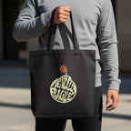 MyDesigns Tote Bag 15" x 16" / Black Mentally Fragile Tote