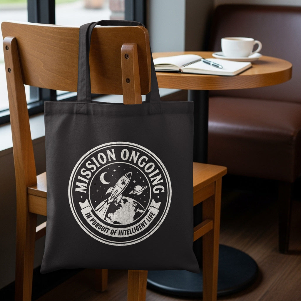 MyDesigns Tote Bag 15" x 16" / Black Mission Ongoing Tote