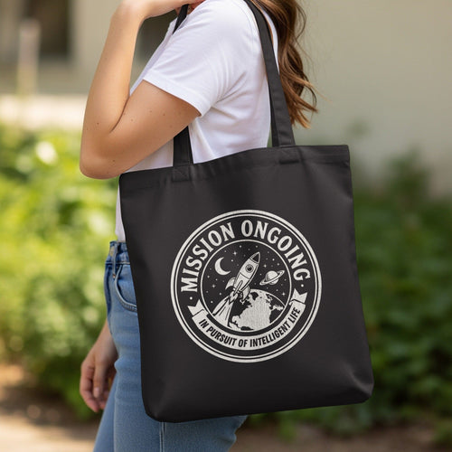 MyDesigns Tote Bag 15" x 16" / Black Mission Ongoing Tote