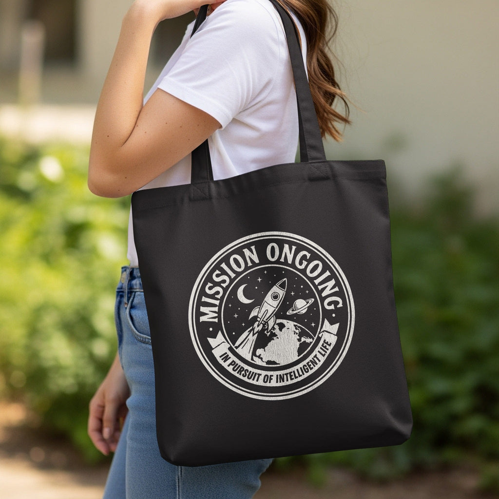 MyDesigns Tote Bag 15" x 16" / Black Mission Ongoing Tote