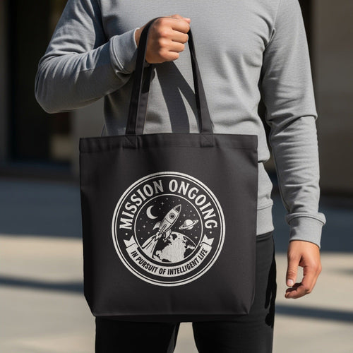 MyDesigns Tote Bag 15" x 16" / Black Mission Ongoing Tote