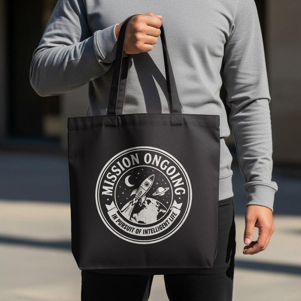 MyDesigns Tote Bag 15" x 16" / Black Mission Ongoing Tote