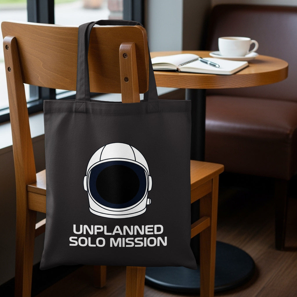 MyDesigns Tote Bag 15" x 16" / Black Unplanned Solo Mission Tote