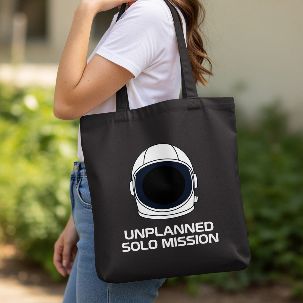 MyDesigns Tote Bag 15" x 16" / Black Unplanned Solo Mission Tote
