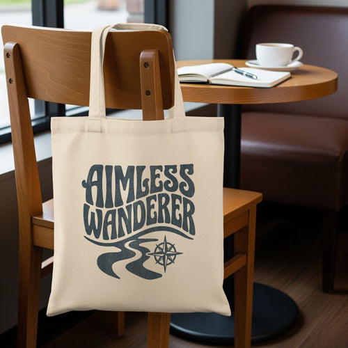 MyDesigns Totes 15" x 16" / Natural Aimless Wanderer Tote