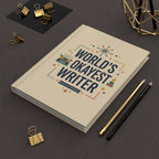Printify Paper products Journal World’s Okayest Writer Hardcover Journal