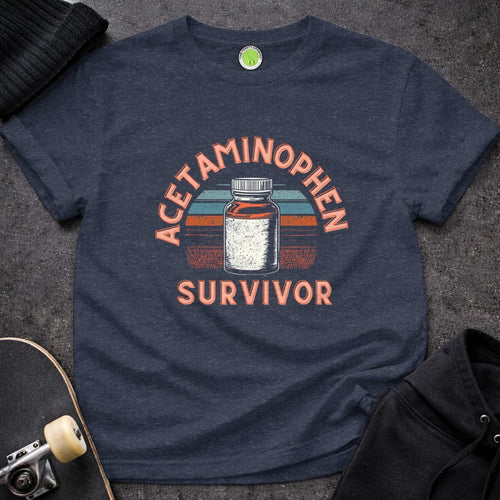 Printify T-Shirt Acetaminophen Survivor Tee