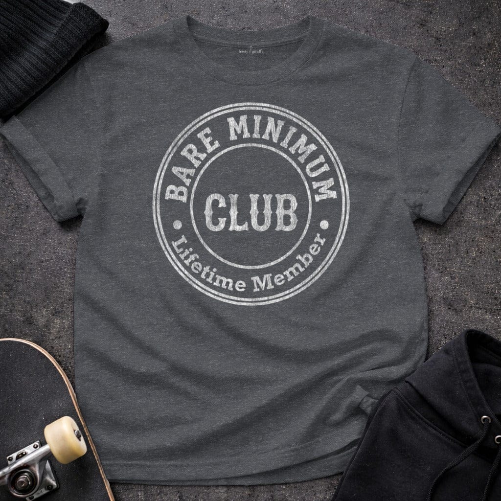Printify T-Shirt Bare Minimum Club Lifetime Member Tee
