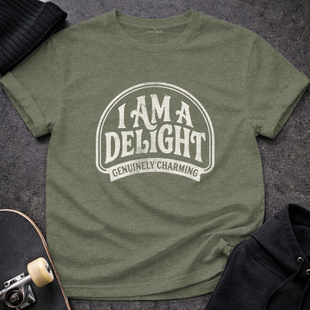 Printify T-Shirt I Am a Delight Graphic T-Shirt